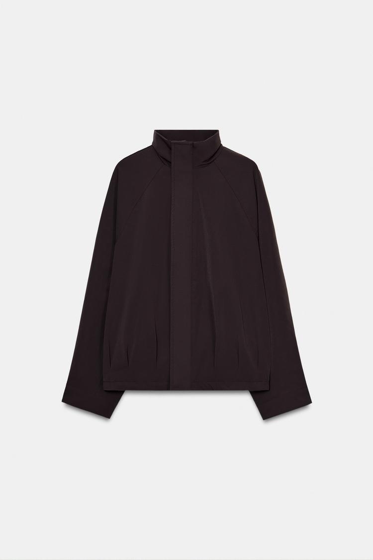 OVERSIZE ZIP-UP BOMBER JACKET
