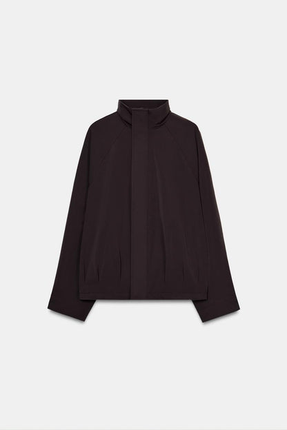 OVERSIZE ZIP-UP BOMBER JACKET