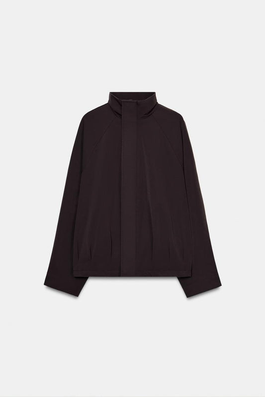 OVERSIZE ZIP-UP BOMBER JACKET
