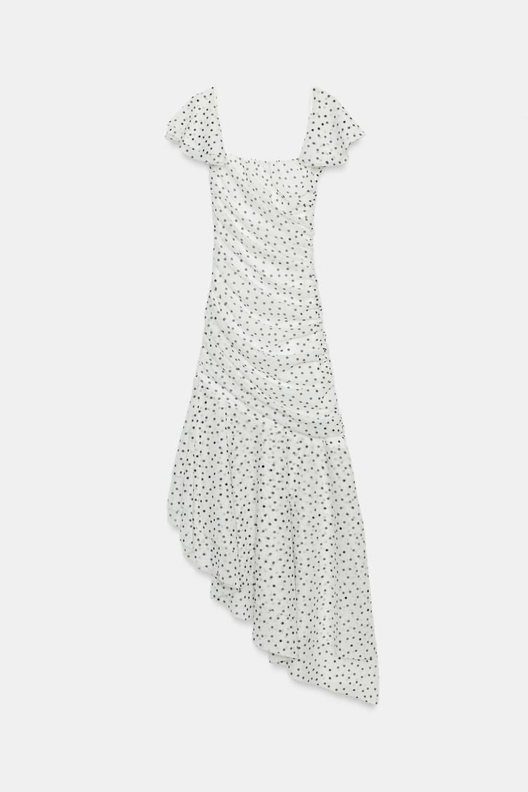 MIDI DRESS WITH DOTS