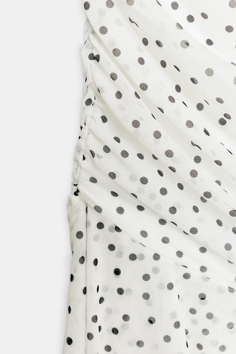 MIDI DRESS WITH DOTS