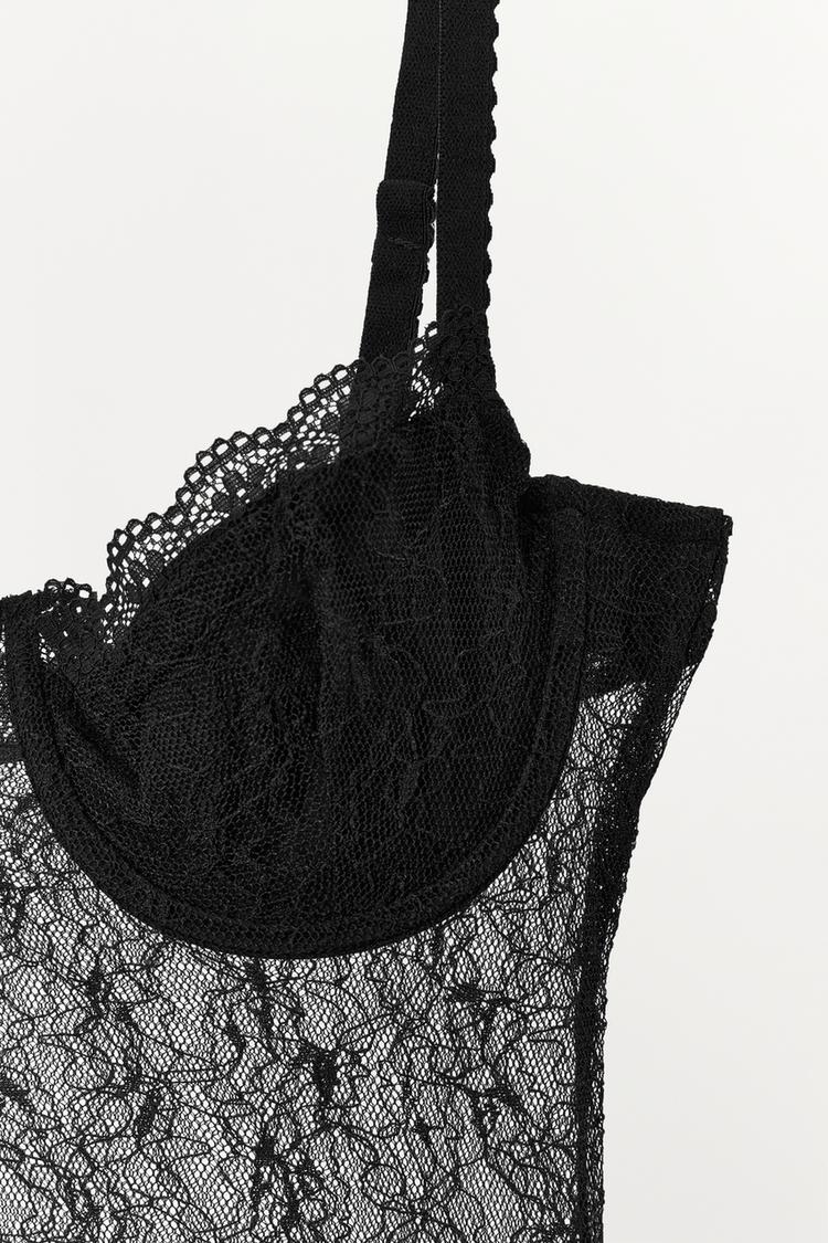 COMBINED LACE BODYSUIT