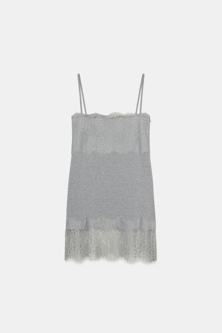 MINI DRESS WITH LACE
