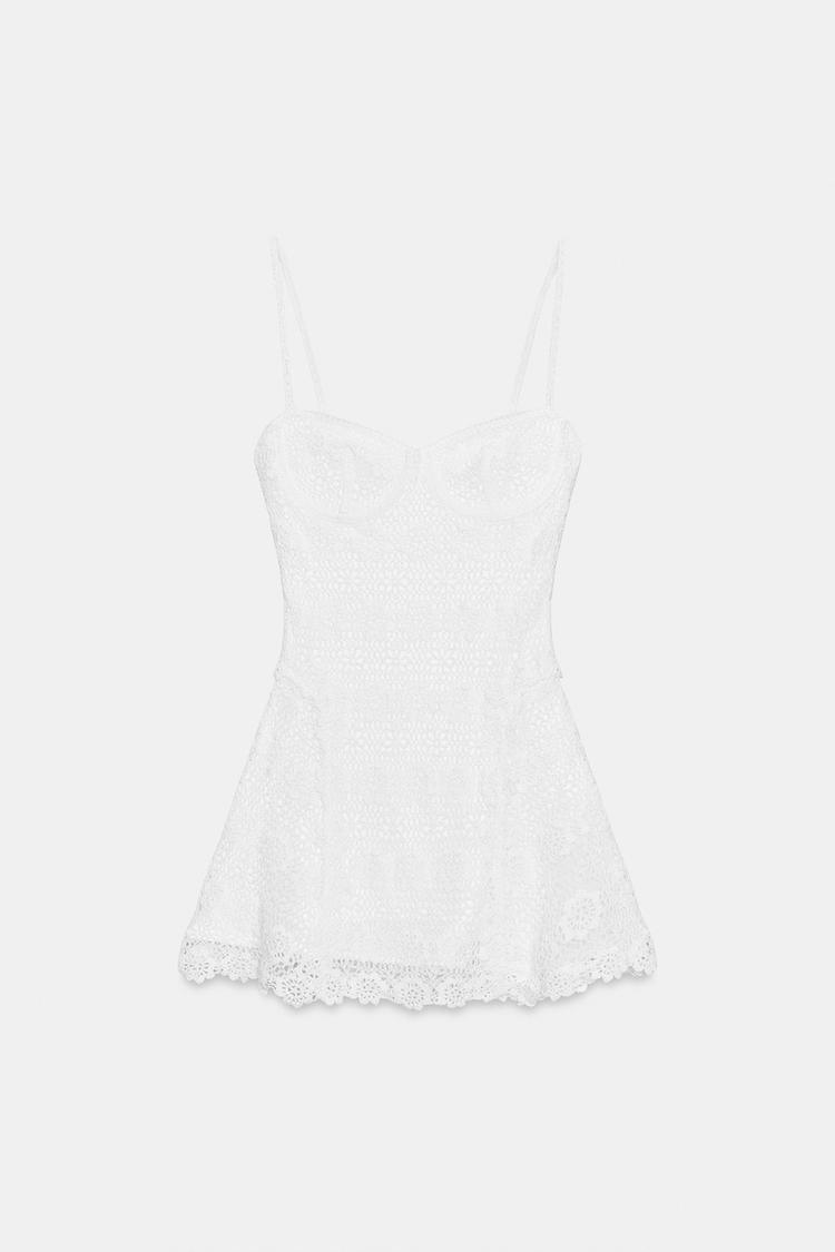 SHORT CROCHET DRESS