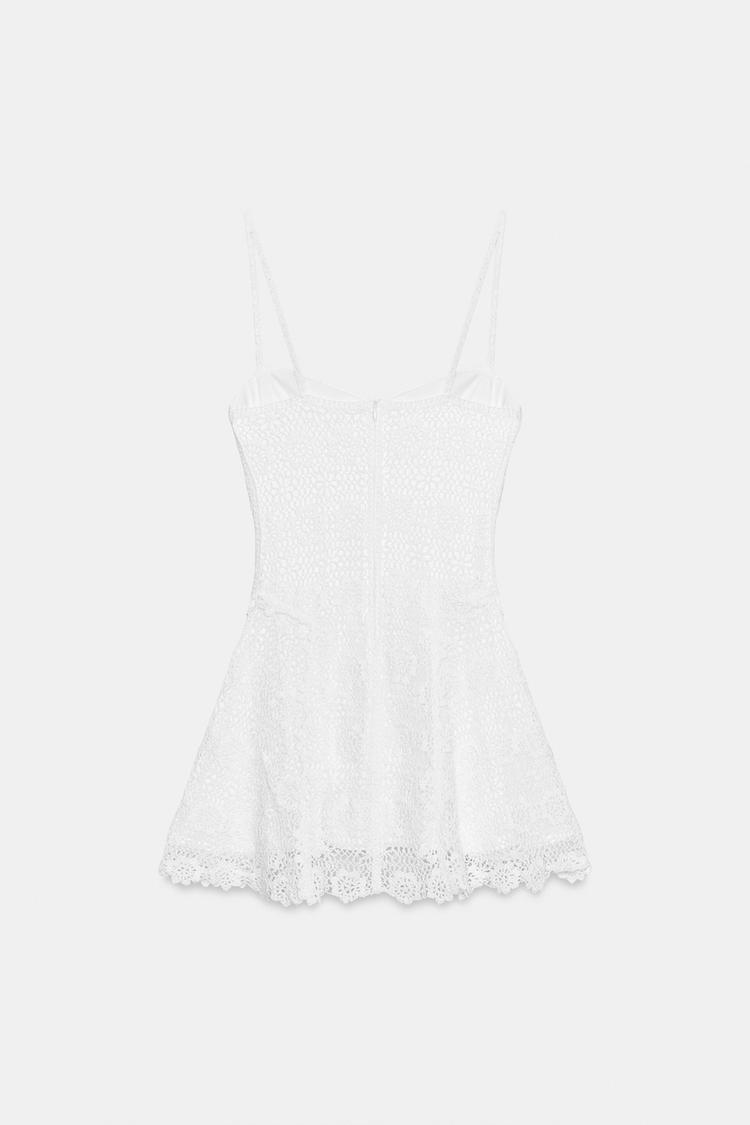 SHORT CROCHET DRESS