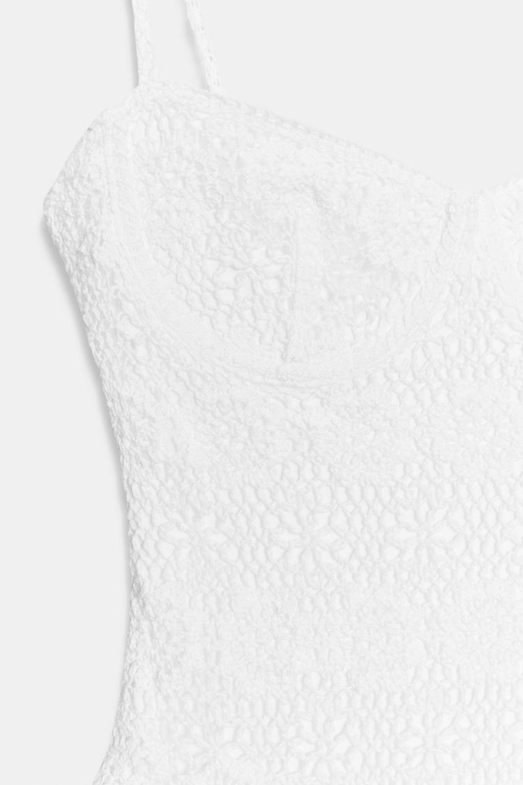 SHORT CROCHET DRESS