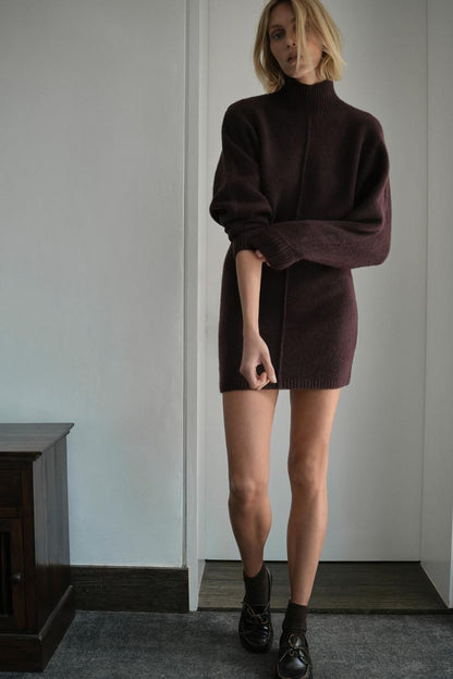 SOFT KNIT SHORT DRESS