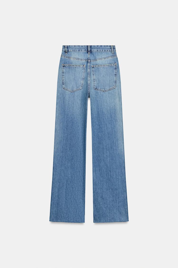 TRF WIDE-LEG HIGH-WAIST JEANS