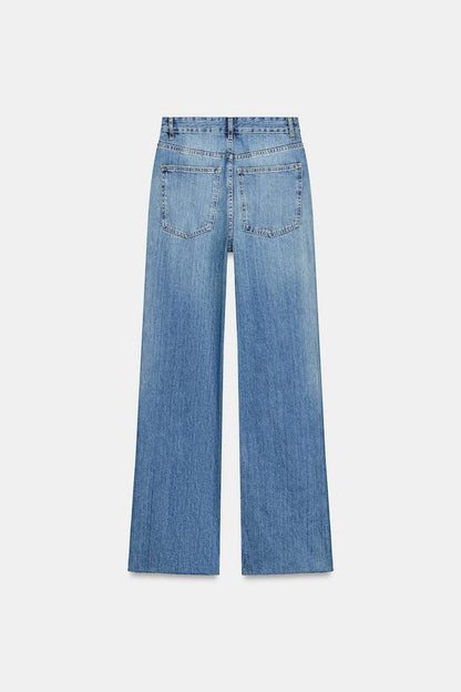 TRF WIDE-LEG HIGH-WAIST JEANS