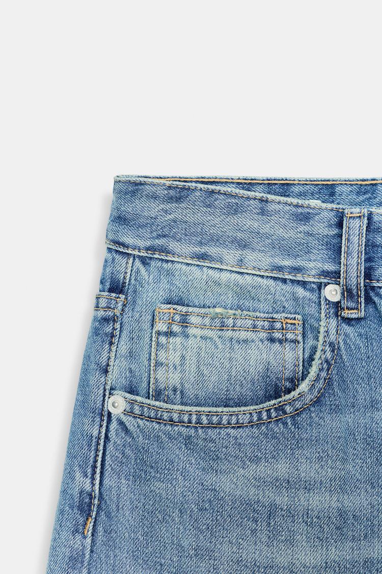 TRF WIDE-LEG HIGH-WAIST JEANS