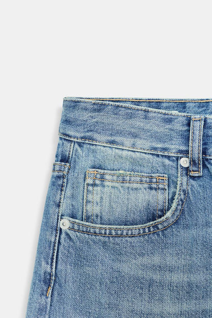 TRF WIDE-LEG HIGH-WAIST JEANS