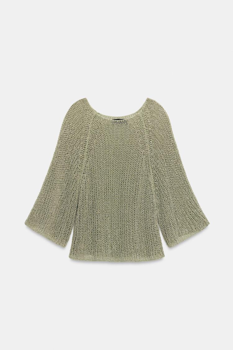 POINTELLE KNIT JUMPER