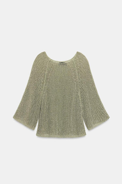 POINTELLE KNIT JUMPER