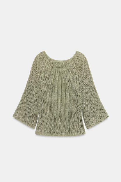 POINTELLE KNIT JUMPER