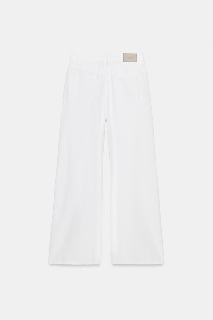 LOOSE WIDE-LEG MID-WAIST JEANS