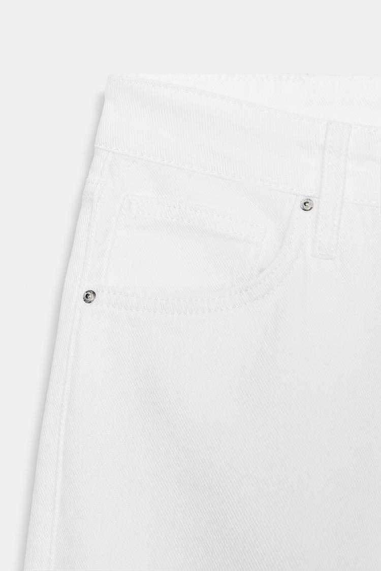 LOOSE WIDE-LEG MID-WAIST JEANS