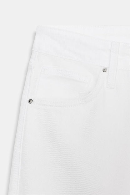 LOOSE WIDE-LEG MID-WAIST JEANS
