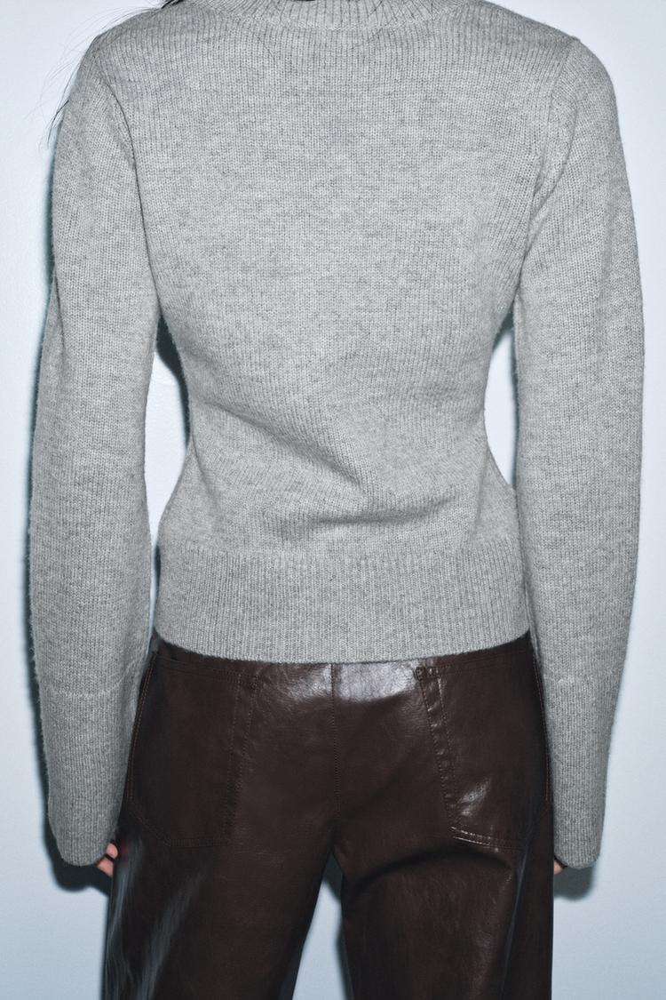 100% WOOL FITTED JACKET