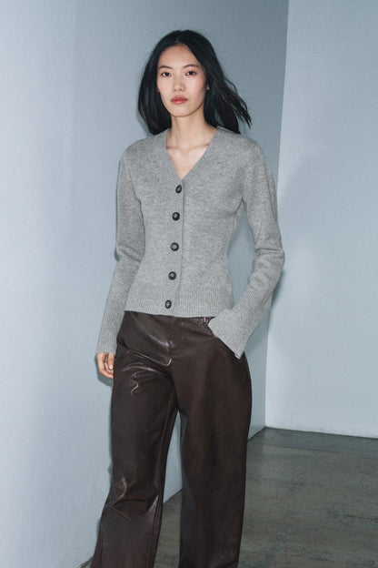 100% WOOL FITTED JACKET