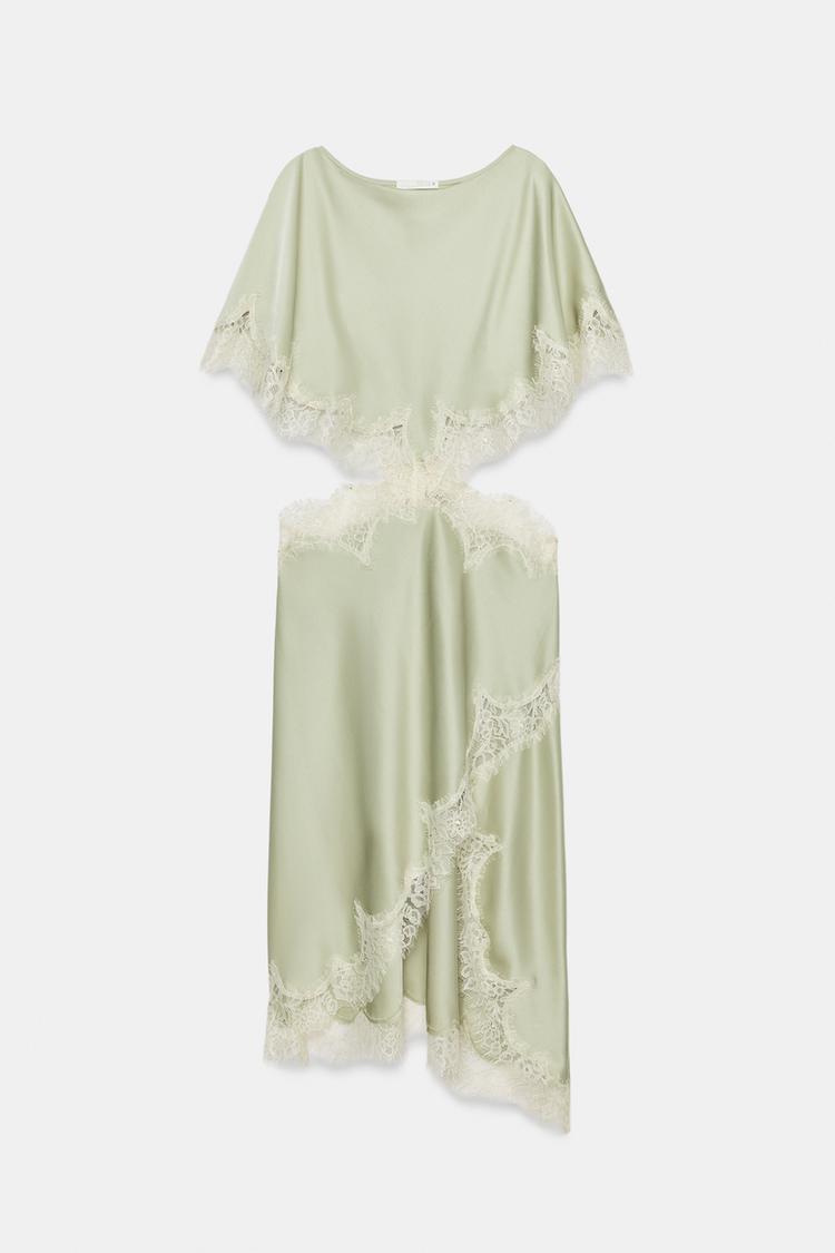 LACE CUT-OUT DRESS