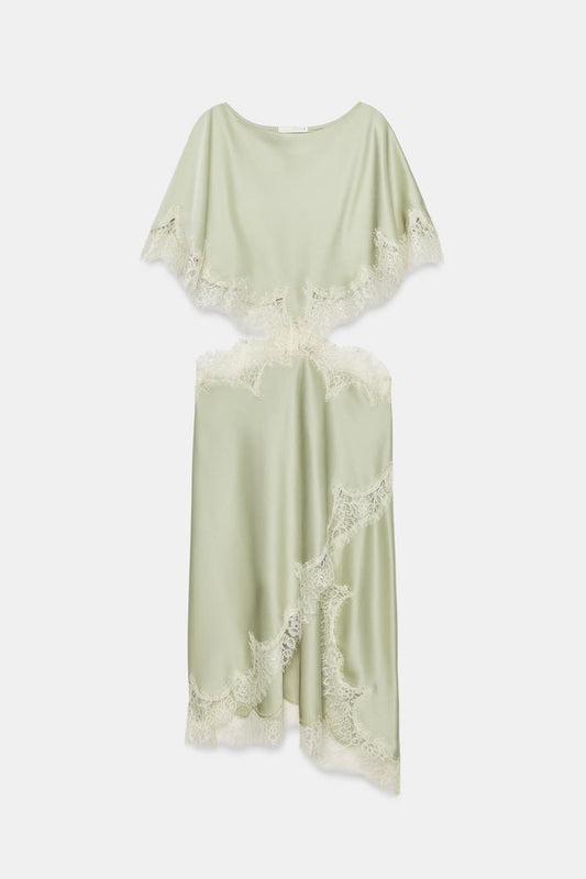 LACE CUT-OUT DRESS