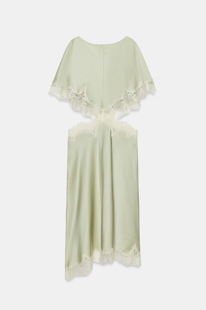 LACE CUT-OUT DRESS