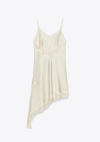 ASYMMETRIC LACE DRESS