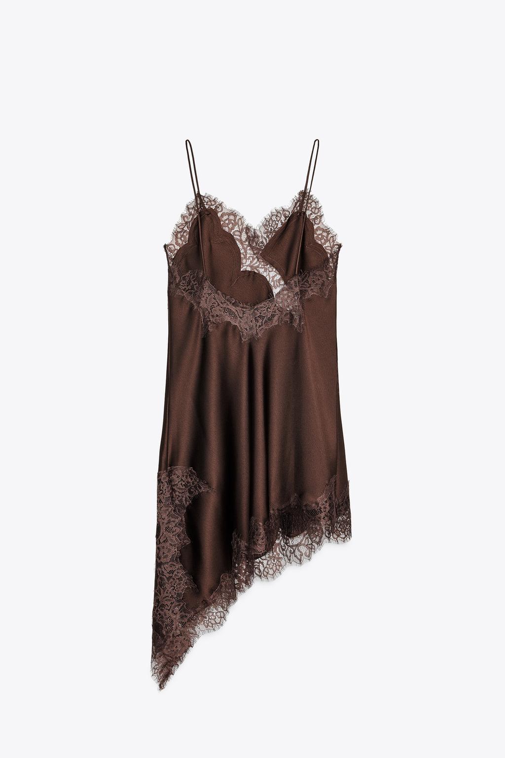 ASYMMETRIC LACE DRESS