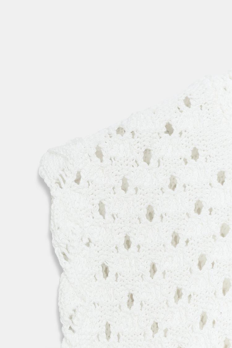 POINTELLE KNIT MINI DRESS