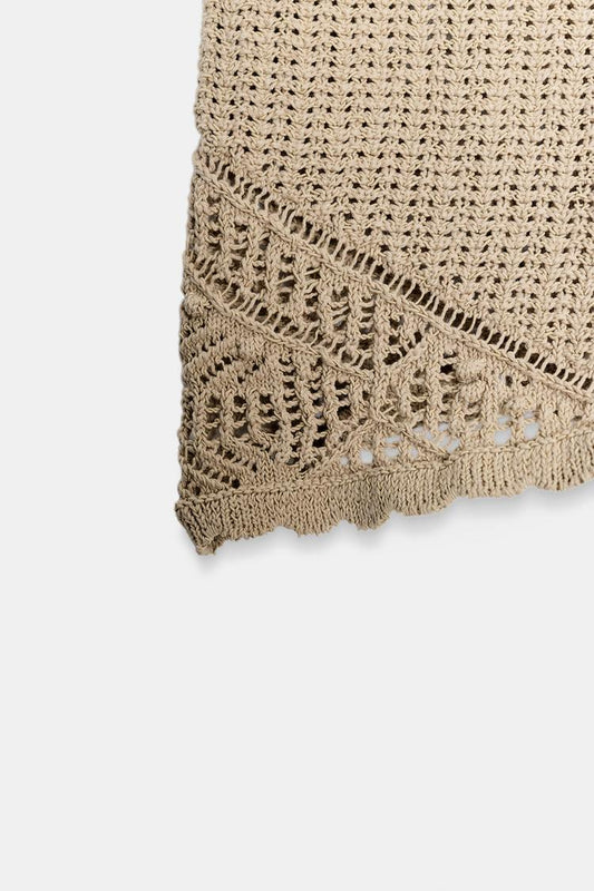POINTELLE KNIT SHORTS