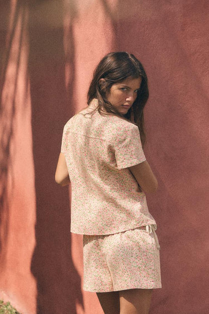 FLORAL SHORT SLEEVE SHIRT