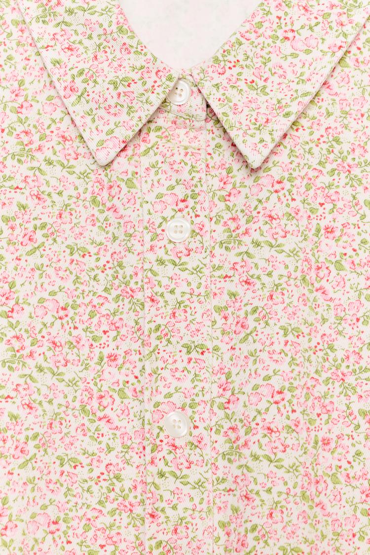 FLORAL SHORT SLEEVE SHIRT