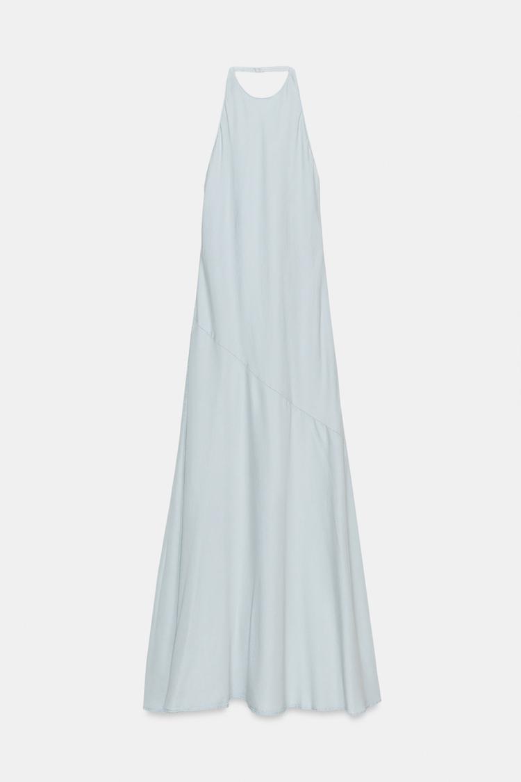 FLOWING HALTER DRESS