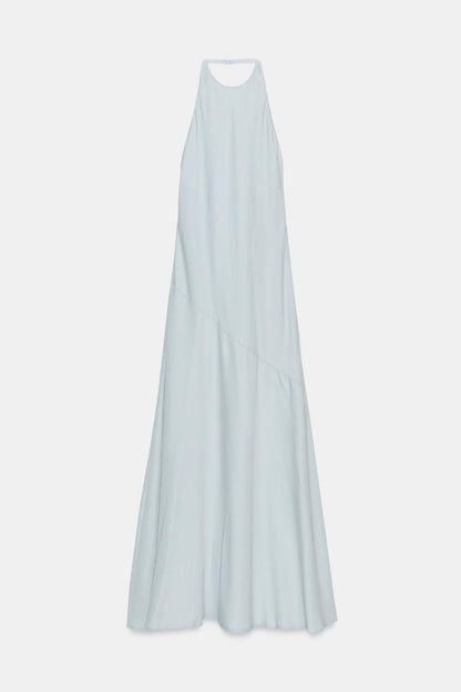FLOWING HALTER DRESS