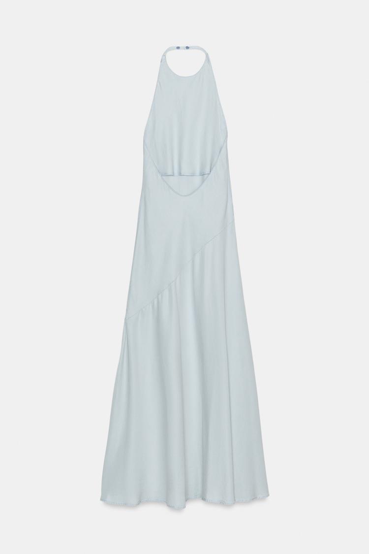 FLOWING HALTER DRESS