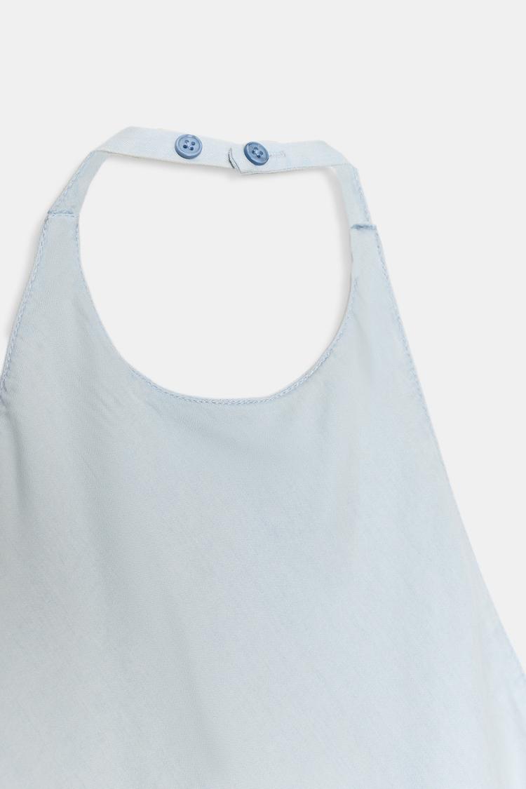 FLOWING HALTER DRESS