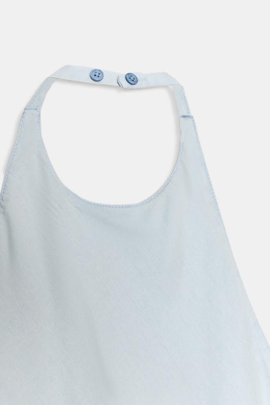FLOWING HALTER DRESS