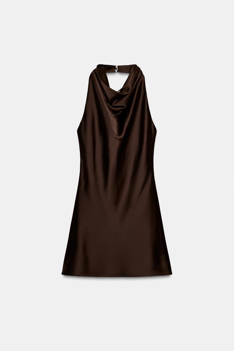 SHORT SATIN DRESS