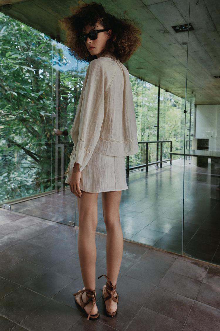 LACE KNOTTED SKORT