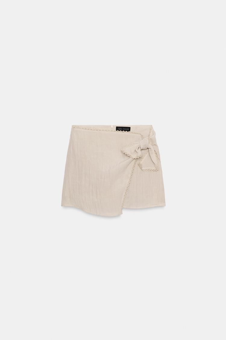 LACE KNOTTED SKORT