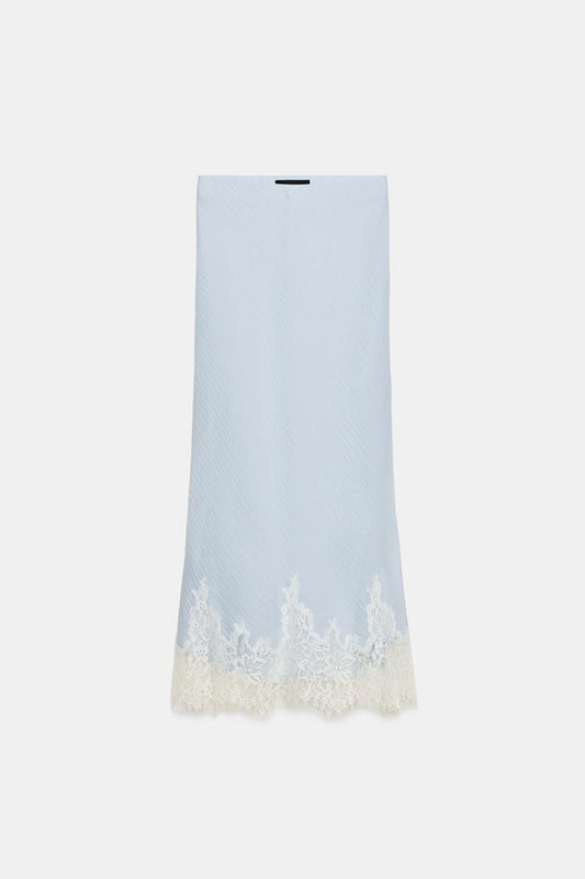 LACE MIDI SKIRT