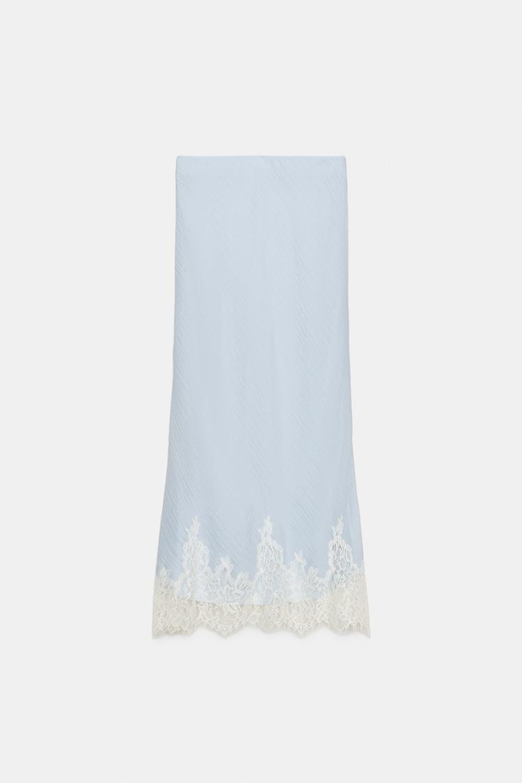 LACE MIDI SKIRT