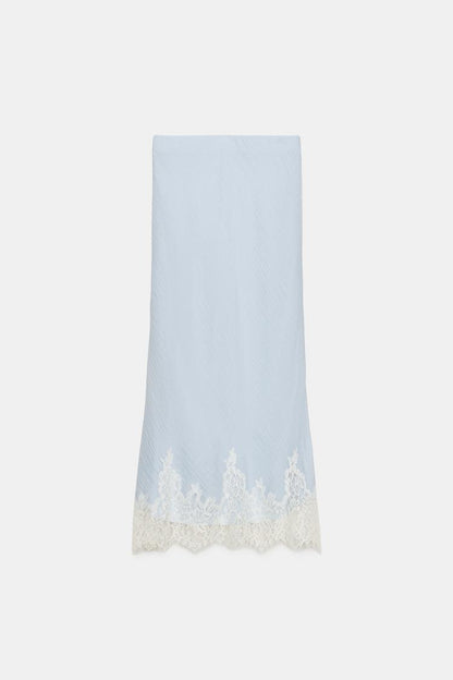 LACE MIDI SKIRT