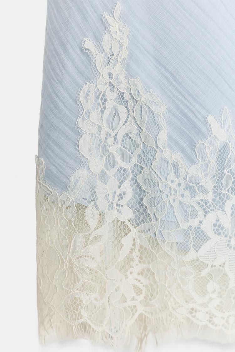 LACE MIDI SKIRT