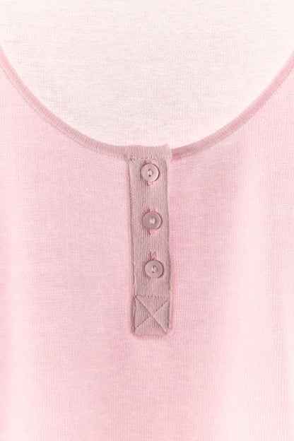 KNIT T-SHIRT WITH BUTTONS