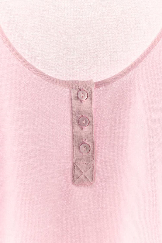 KNIT T-SHIRT WITH BUTTONS
