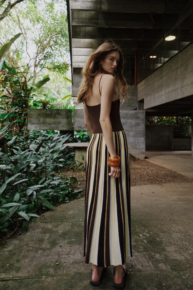 RUSTIC STRIPED DRESS