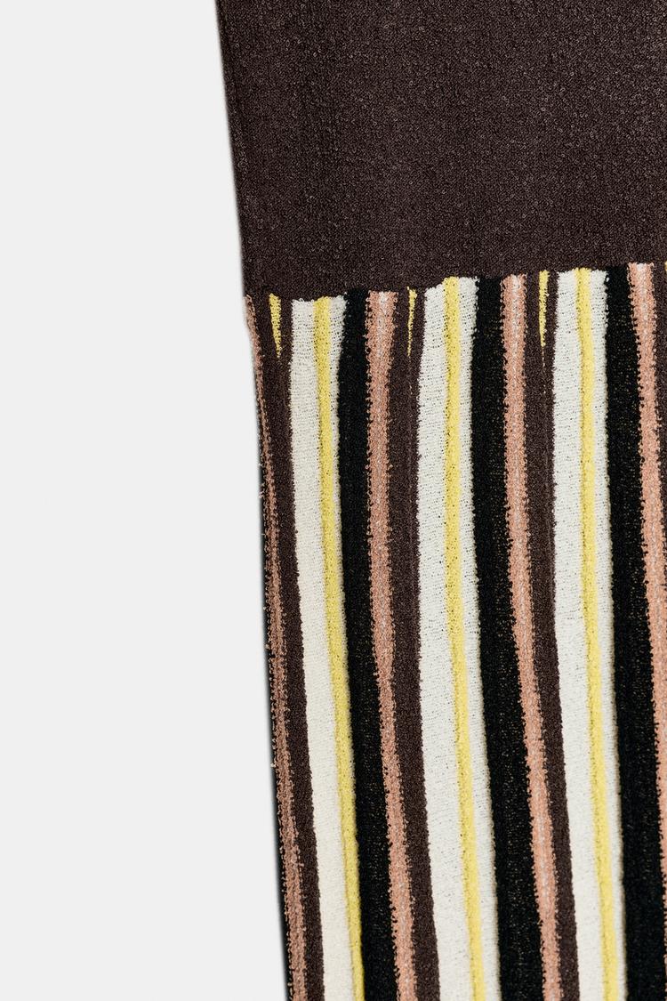 RUSTIC STRIPED DRESS