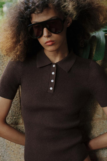 RUSTIC SHORT SLEEVE POLO SHIRT