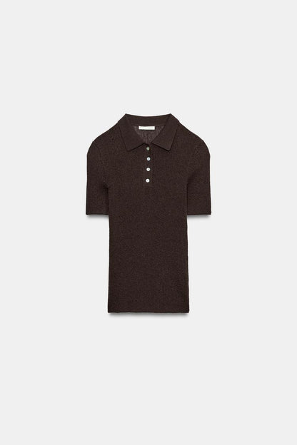 RUSTIC SHORT SLEEVE POLO SHIRT